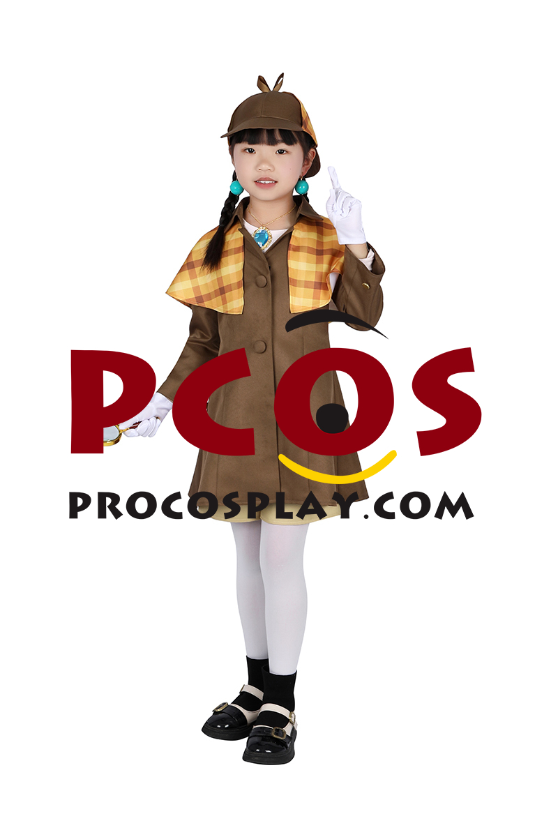 Princess Peach: Showtime Detective Peach Cosplay Costume C08947 Child Version (image for) Princess Peach: Showtime Detective Peach Cosplay Costume C08947 Child Version