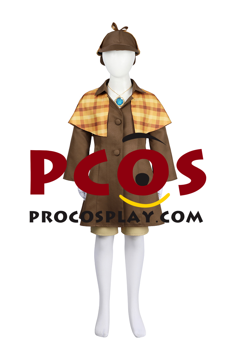 Princess Peach: Showtime Detective Peach Cosplay Costume C08947 Child Version