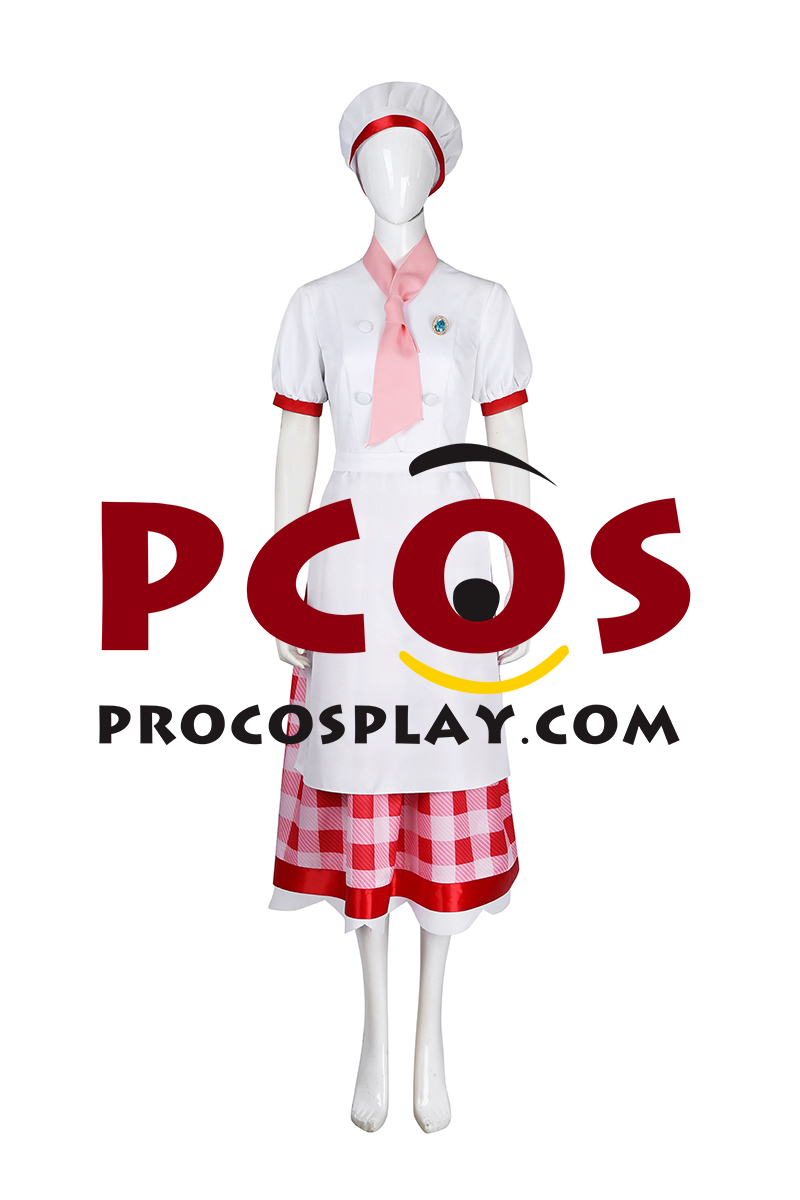 Princess Peach: Showtime Pastry Chef Peach Cosplay Costume C08956 (image for) Princess Peach: Showtime Pastry Chef Peach Cosplay Costume C08956