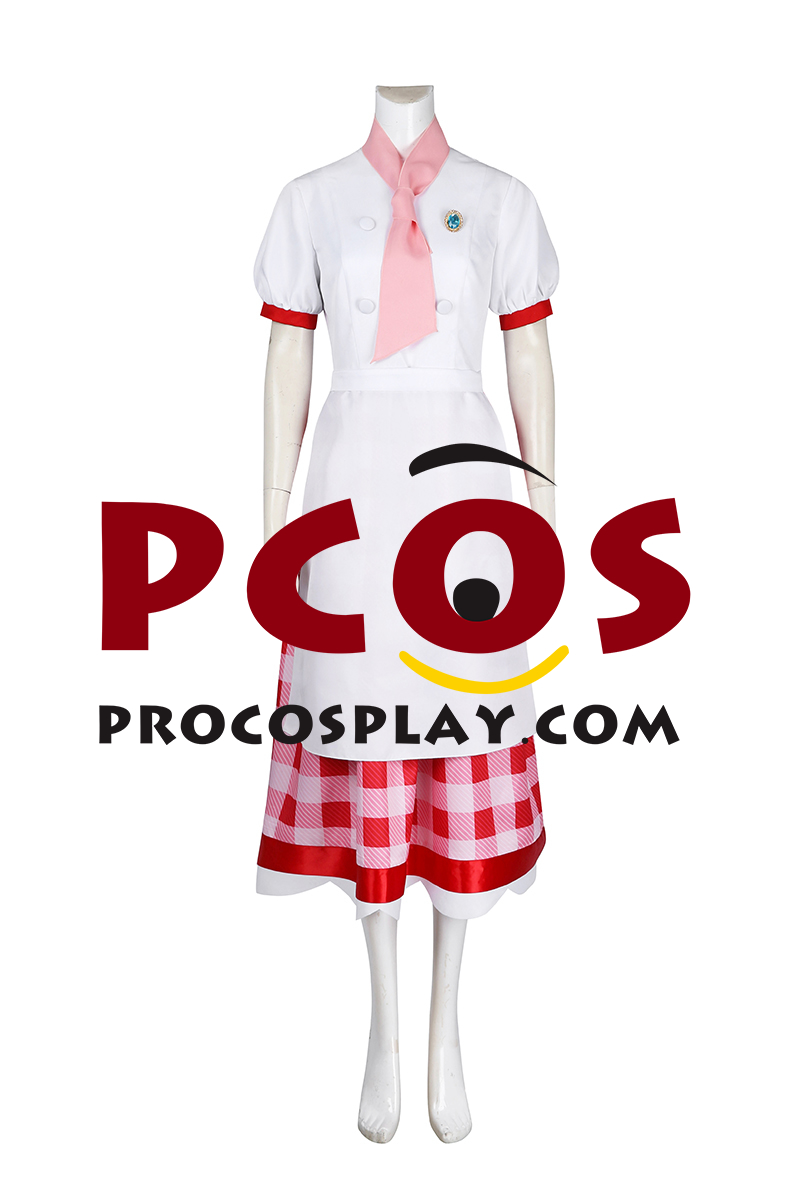 Princess Peach: Showtime Pastry Chef Peach Cosplay Costume C08956