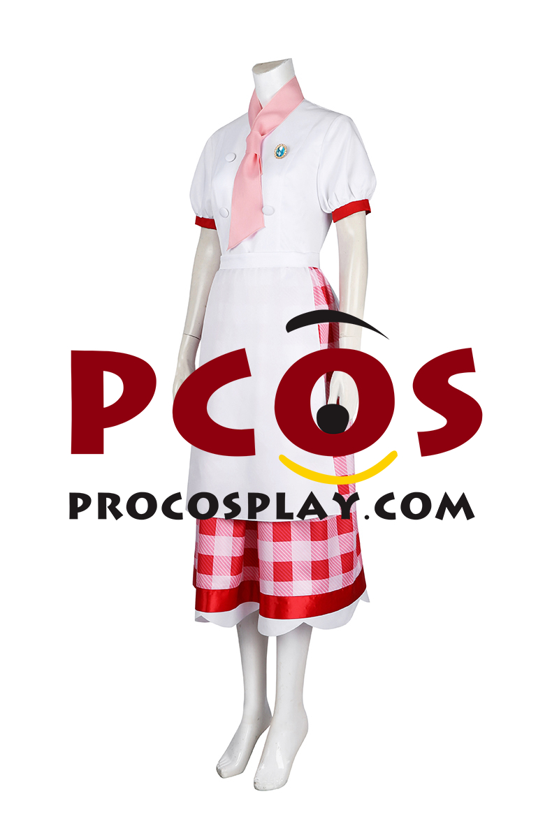 Princess Peach: Showtime Pastry Chef Peach Cosplay Costume C08956