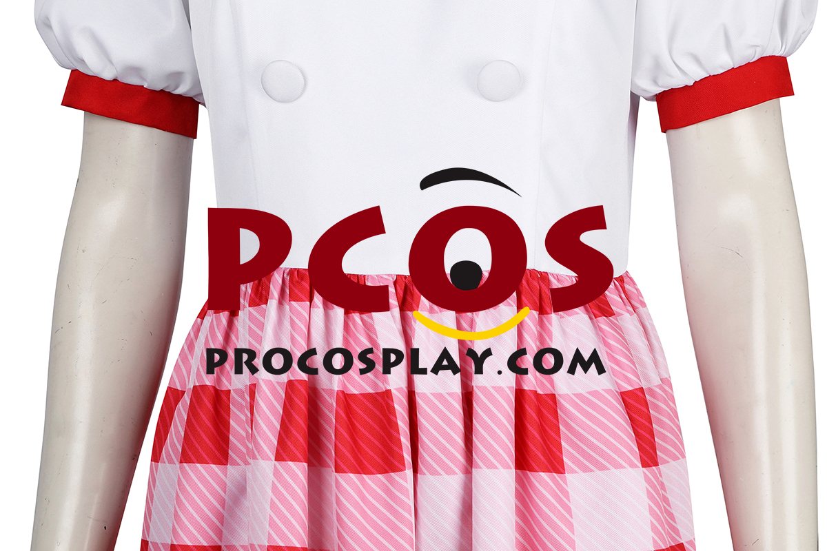 Princess Peach: Showtime Pastry Chef Peach Cosplay Costume C08956