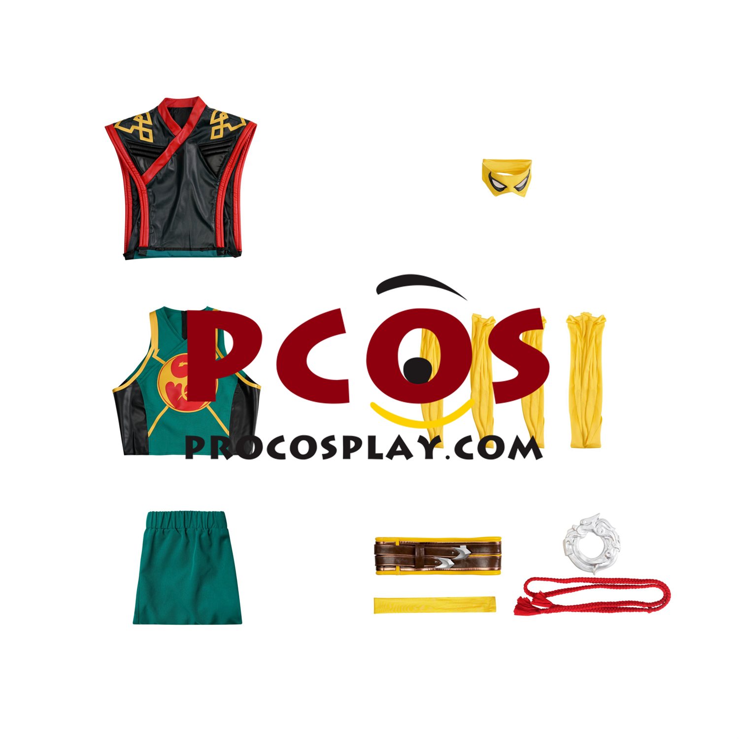Game Rivals Iron Fist Lin Lie Cosplay Costume Cotton Version C09467
