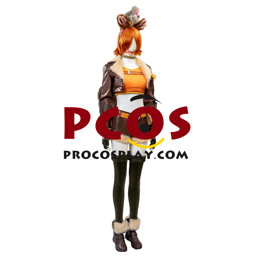 Game Rivals Squirrel Girl Doreen Green Cosplay Costume Upgrade Version C09412