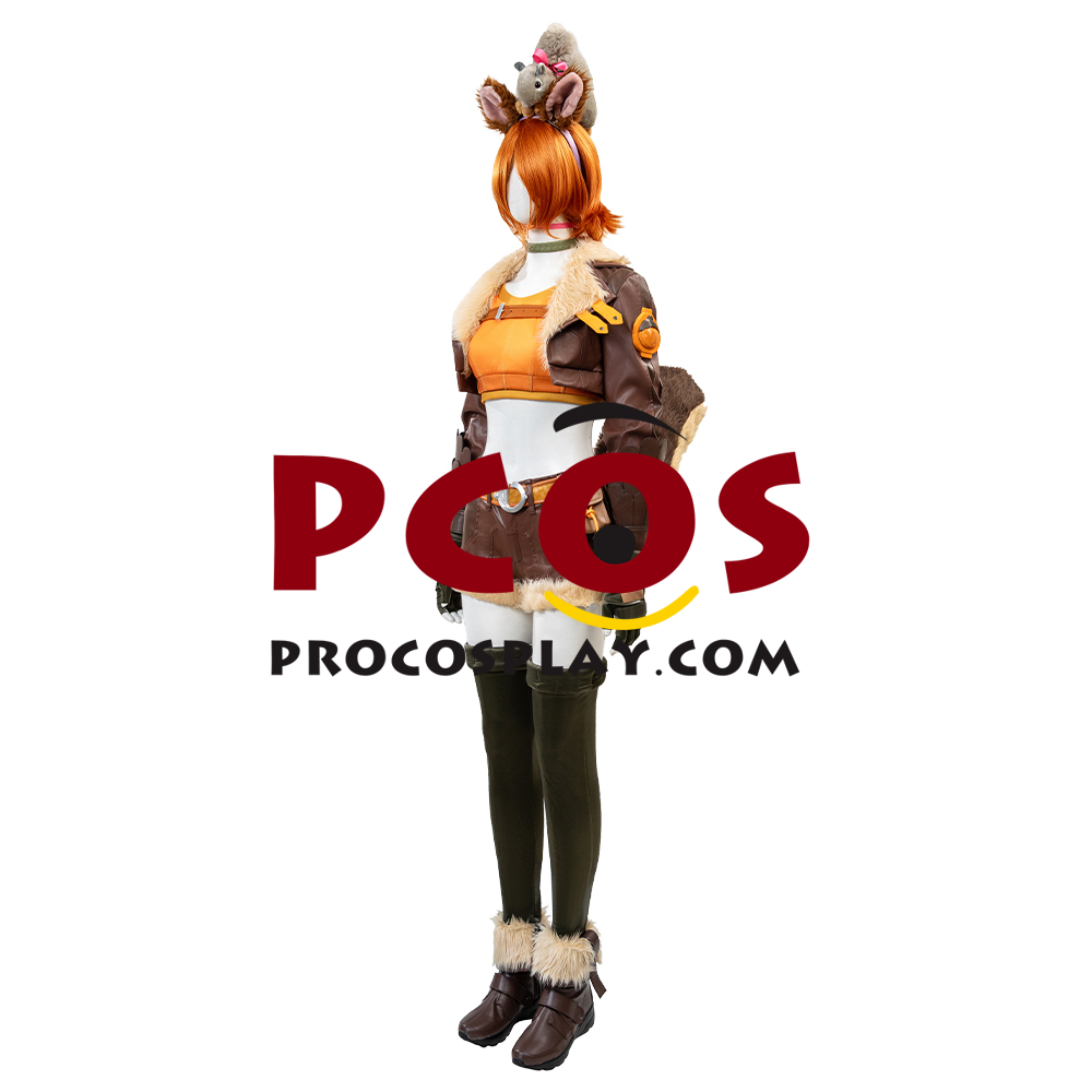 Game Rivals Squirrel Girl Doreen Green Cosplay Costume Upgrade Version C09412