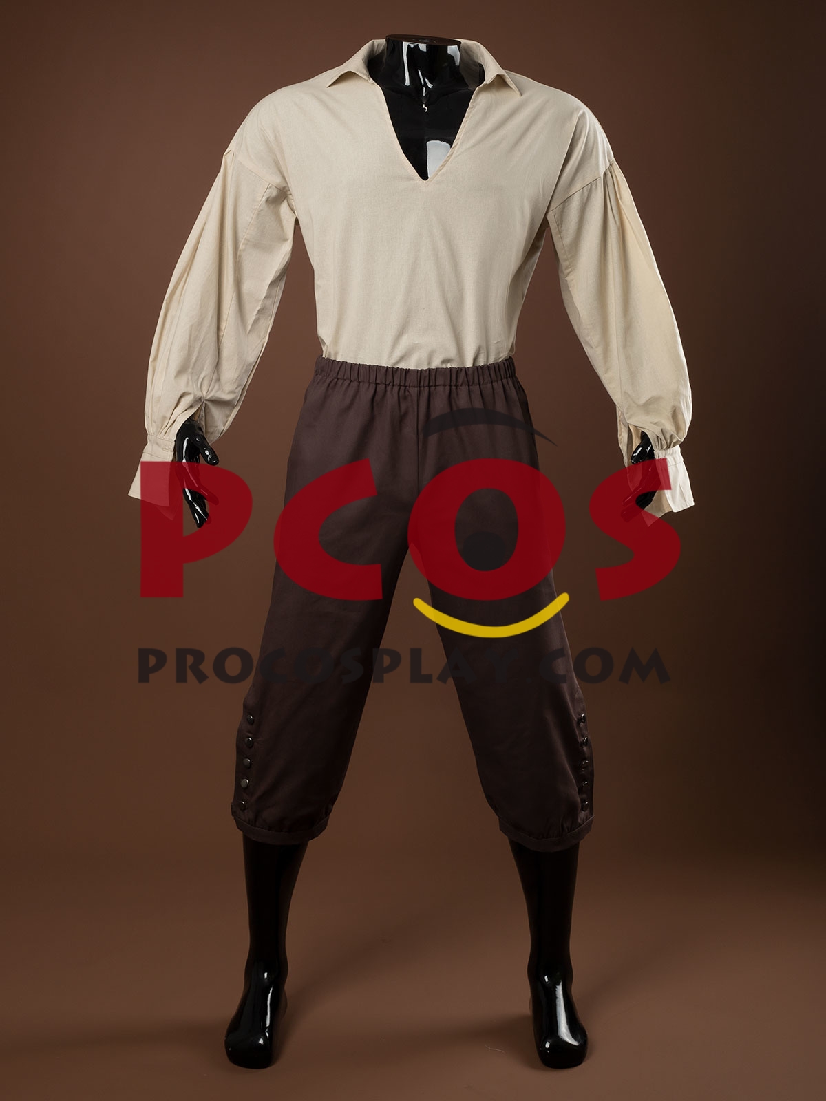 Ready to Ship Pirates of the Caribbean 5 Captain Jack Sparrow Cosplay Costume C09129 Upgraded Version