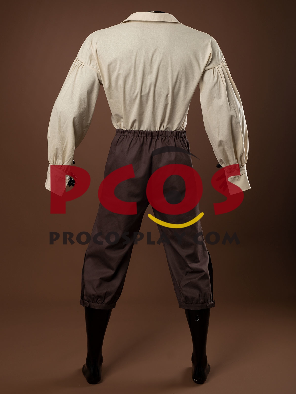 Ready to Ship Pirates of the Caribbean 5 Captain Jack Sparrow Cosplay Costume C09129 Upgraded Version