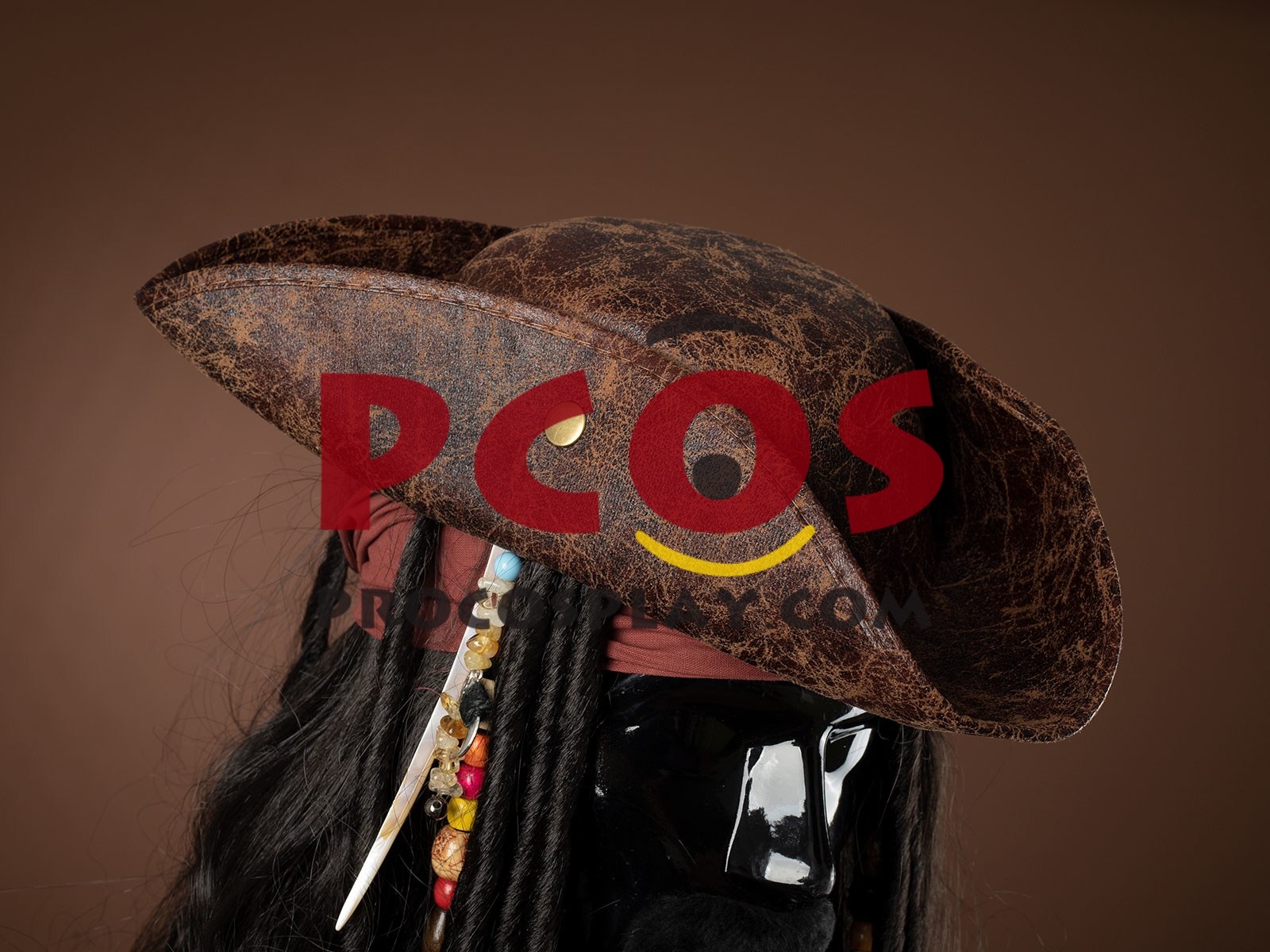 Ready to Ship Pirates of the Caribbean 5 Captain Jack Sparrow Cosplay Costume C09129 Upgraded Version