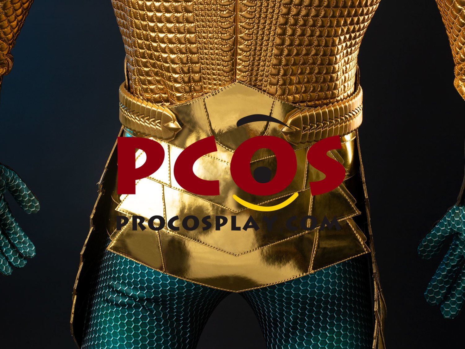 Ready to Ship Gold Scale Warrior Costume C09143
