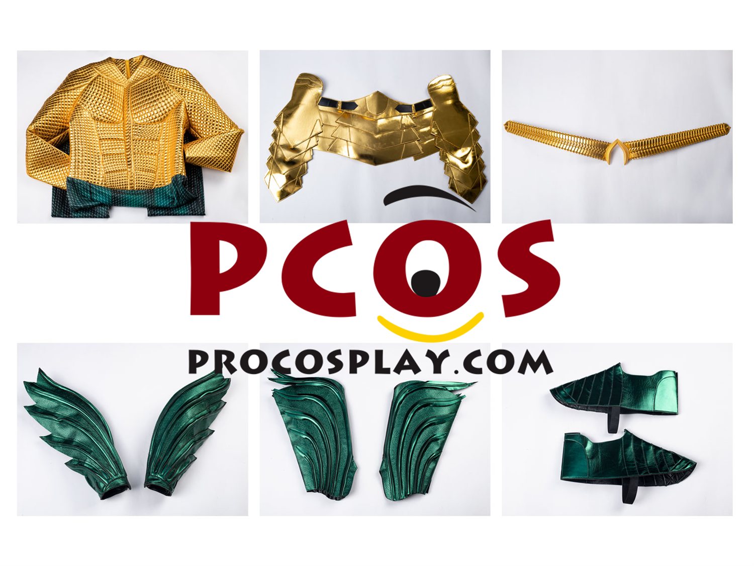 Ready to Ship Gold Scale Warrior Costume C09143