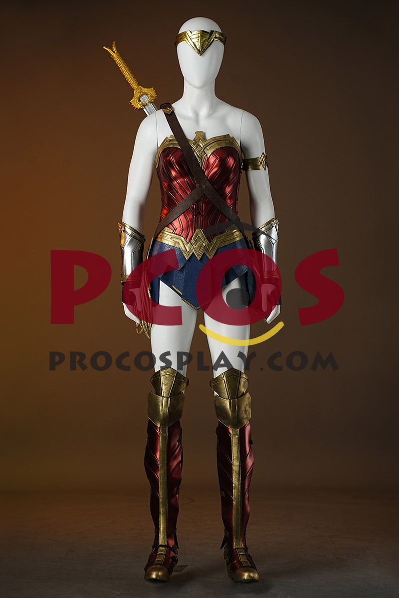(image for) Ready to Ship Red Gold Warrior Costume C09297S Extreme Version