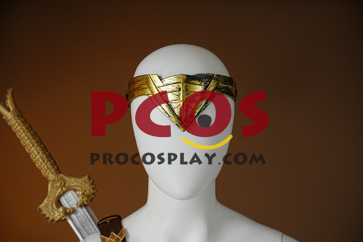 Ready to Ship Red Gold Warrior Costume C09297S Extreme Version