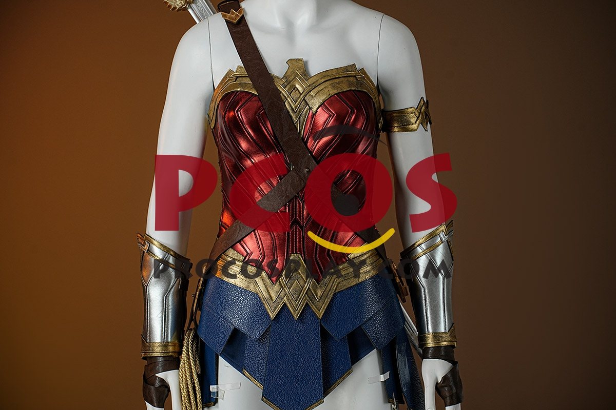 Ready to Ship Red Gold Warrior Costume C09297S Extreme Version