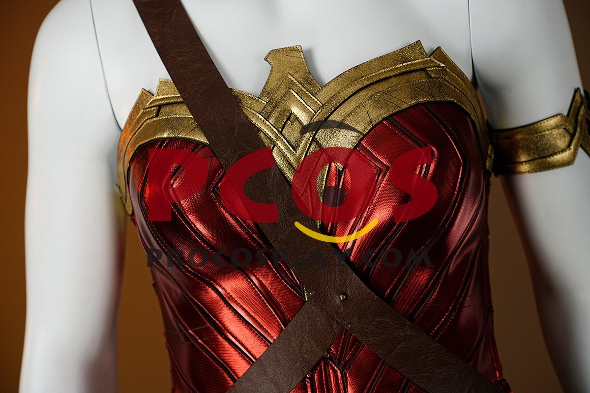 Ready to Ship Red Gold Warrior Costume C09297S Extreme Version