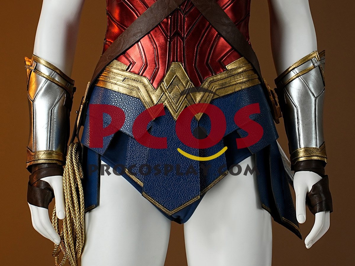 Ready to Ship Red Gold Warrior Costume C09297S Extreme Version