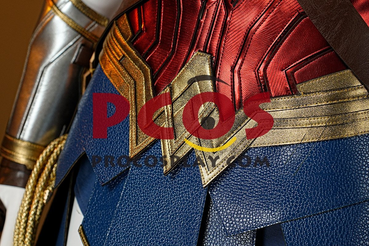 Ready to Ship Red Gold Warrior Costume C09297S Extreme Version