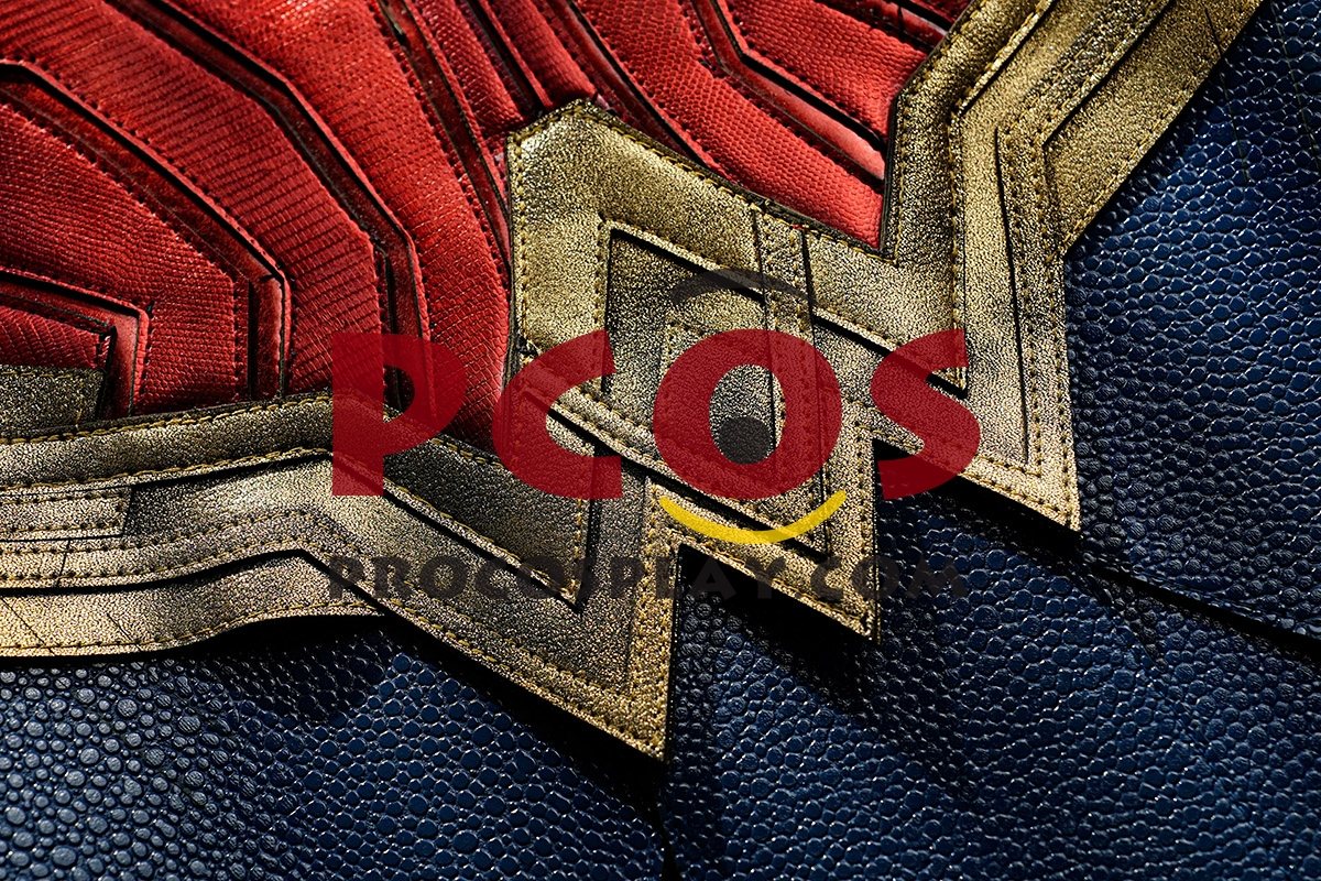 Ready to Ship Red Gold Warrior Costume C09297S Extreme Version