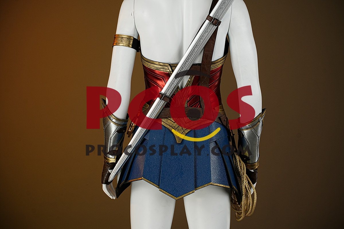 Ready to Ship Red Gold Warrior Costume C09297S Extreme Version
