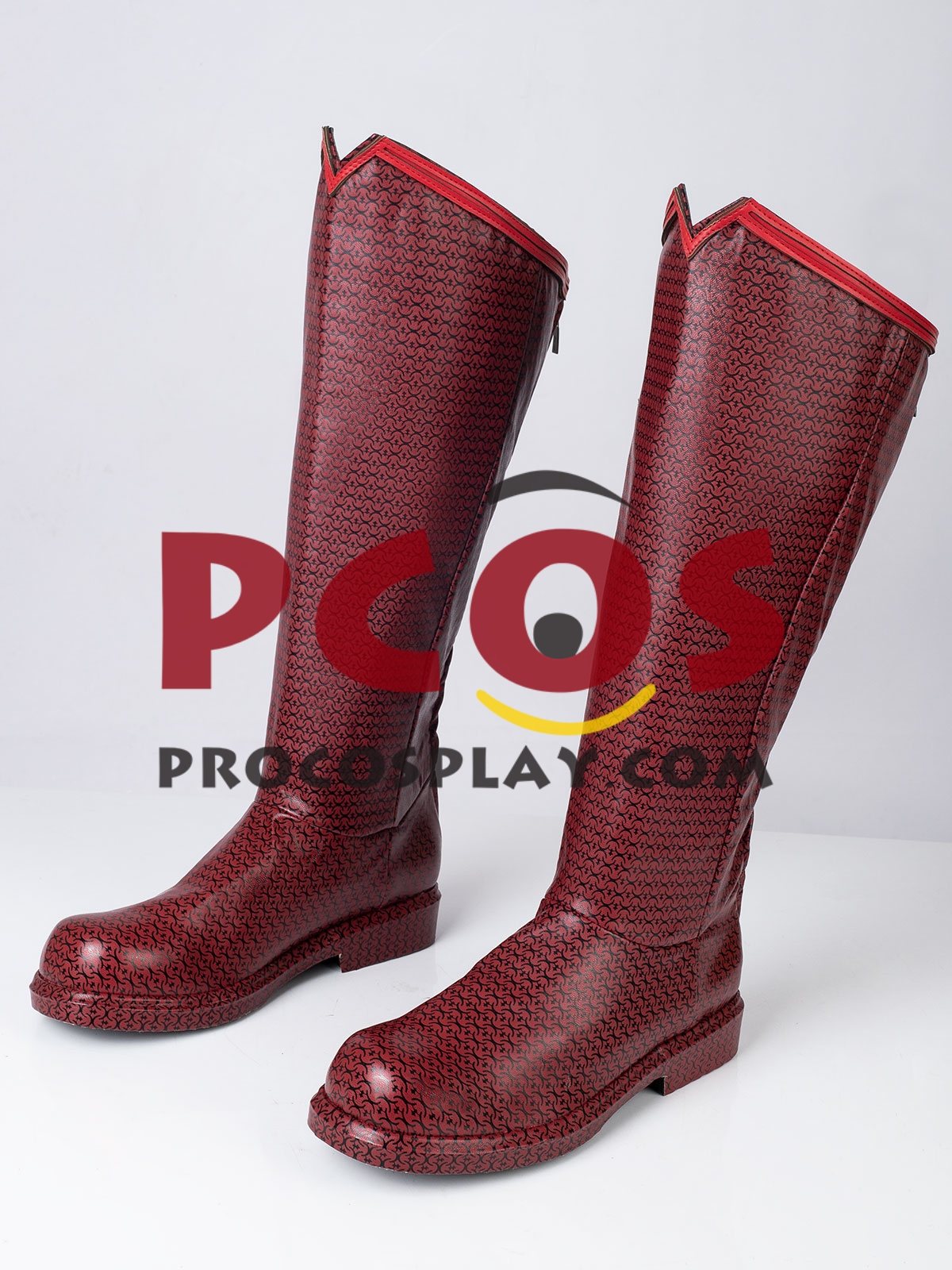Dark Red Fighting Cosplay Boots Extreme Version Y09220S/C09220S (image for) Dark Red Fighting Cosplay Boots Extreme Version Y09220S/C09220S