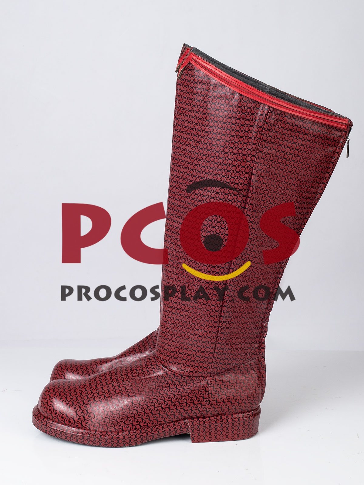 Dark Red Fighting Cosplay Boots Extreme Version Y09220S/C09220S