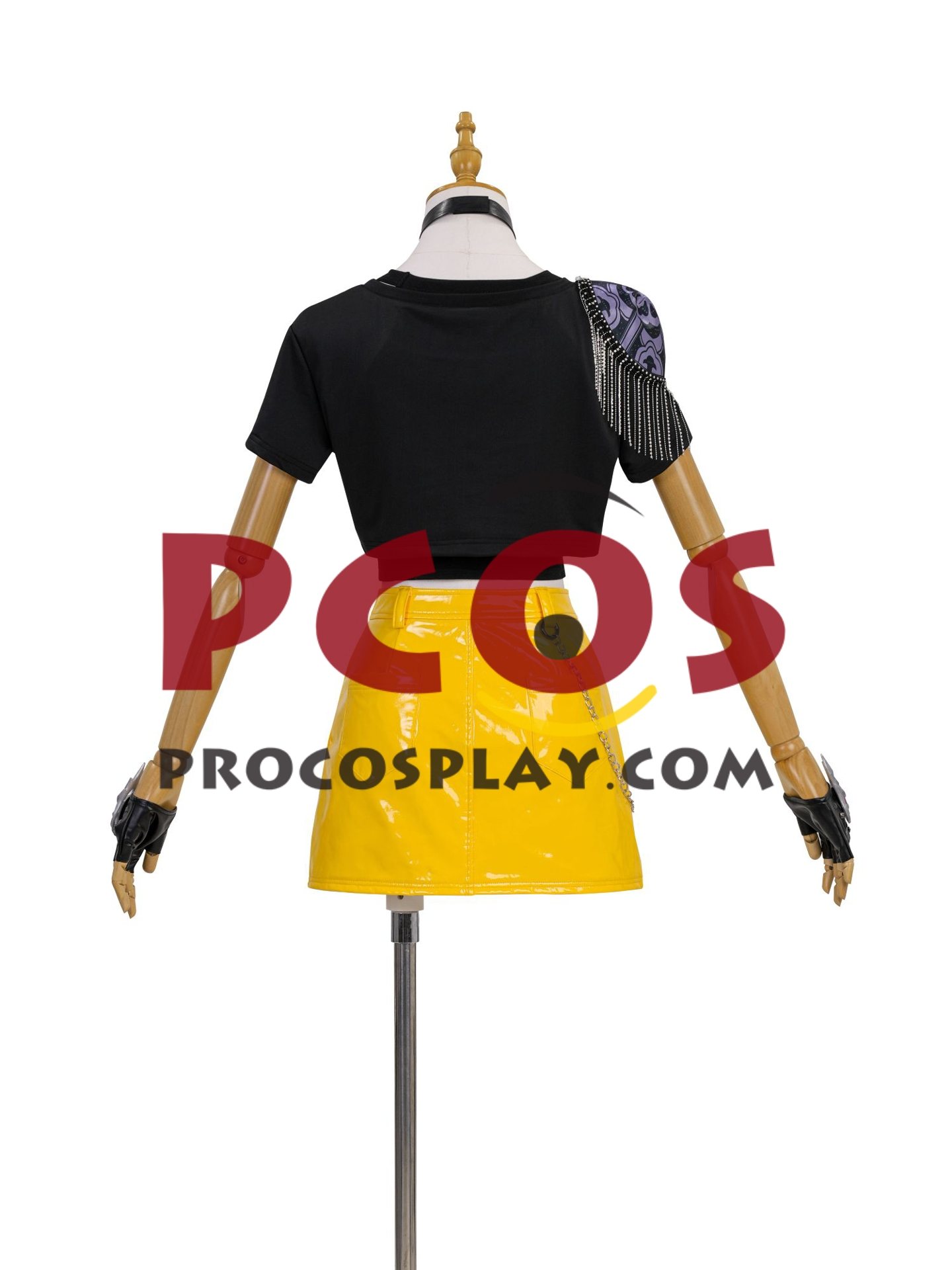 Ready to Ship Black Yellow Stage Costume C09548