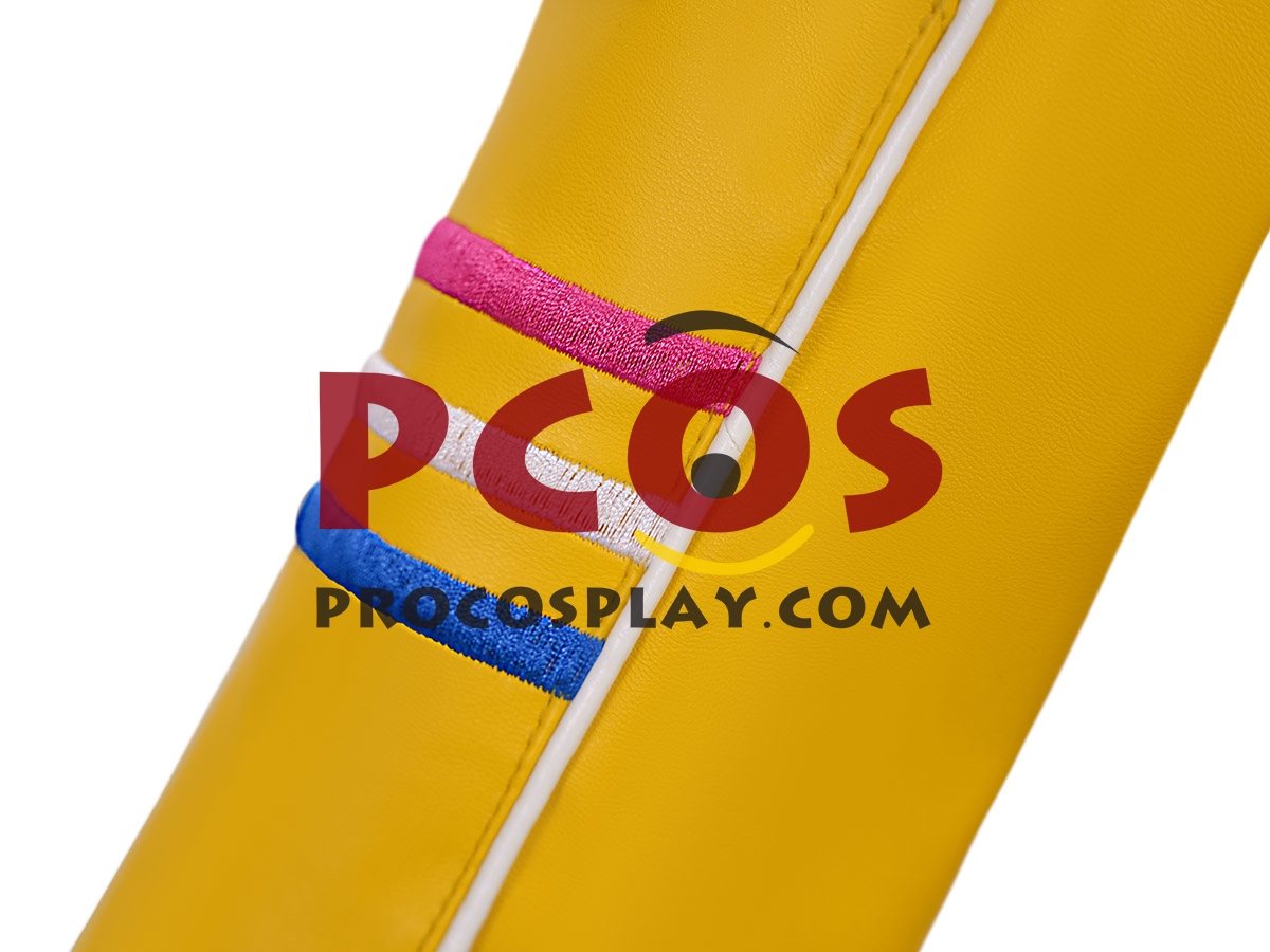 Ready to Ship Yellow Cropped Jacket Costume PU Version C09727