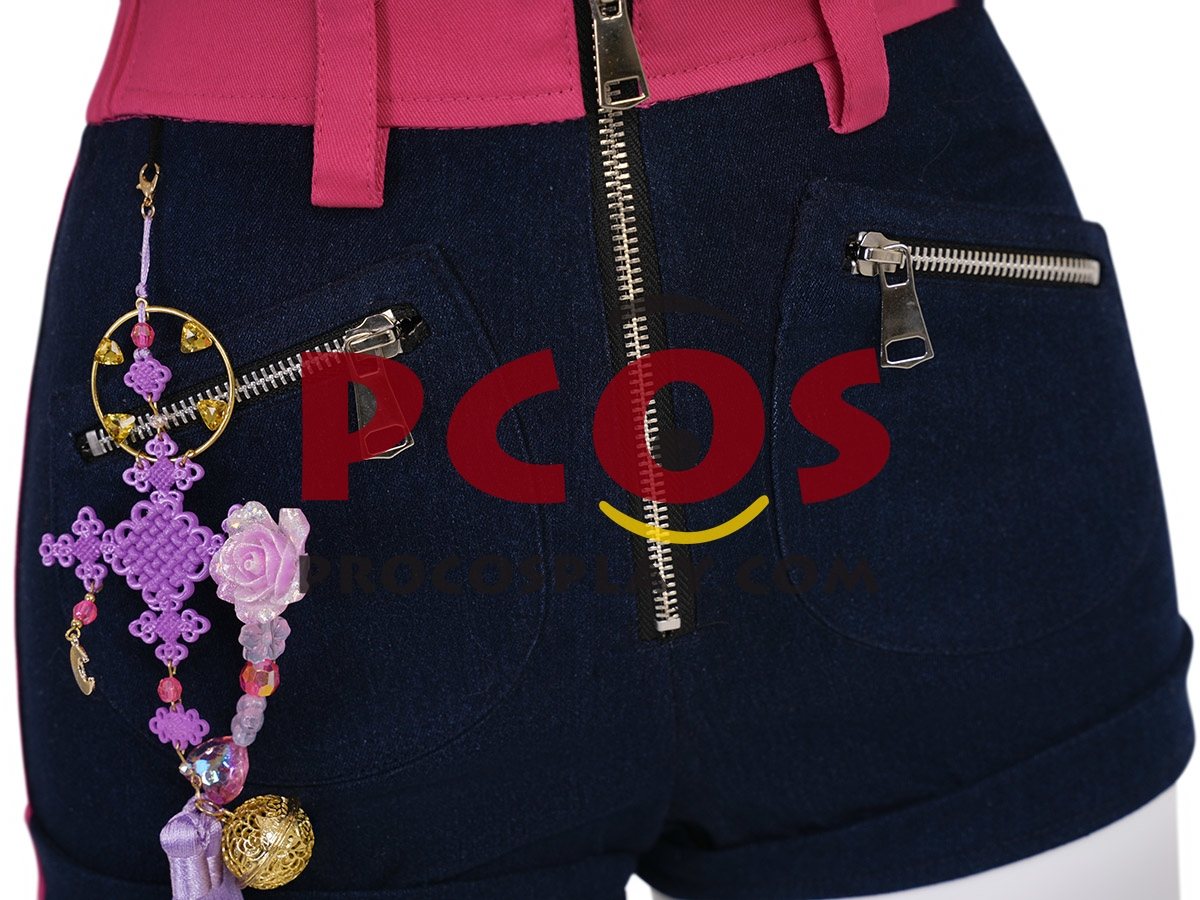 Ready to Ship Yellow Cropped Jacket Costume PU Version C09727