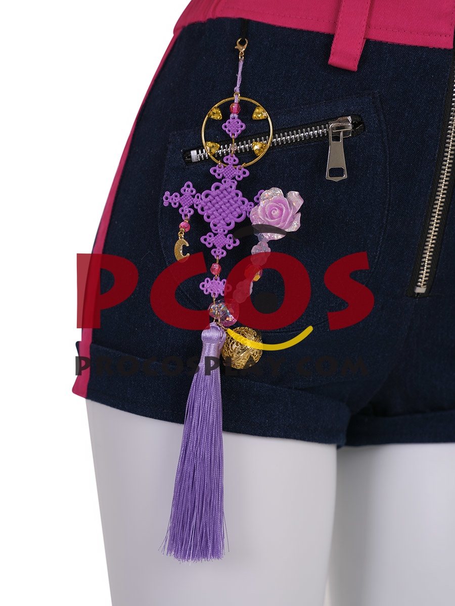 Ready to Ship Yellow Cropped Jacket Costume PU Version C09727