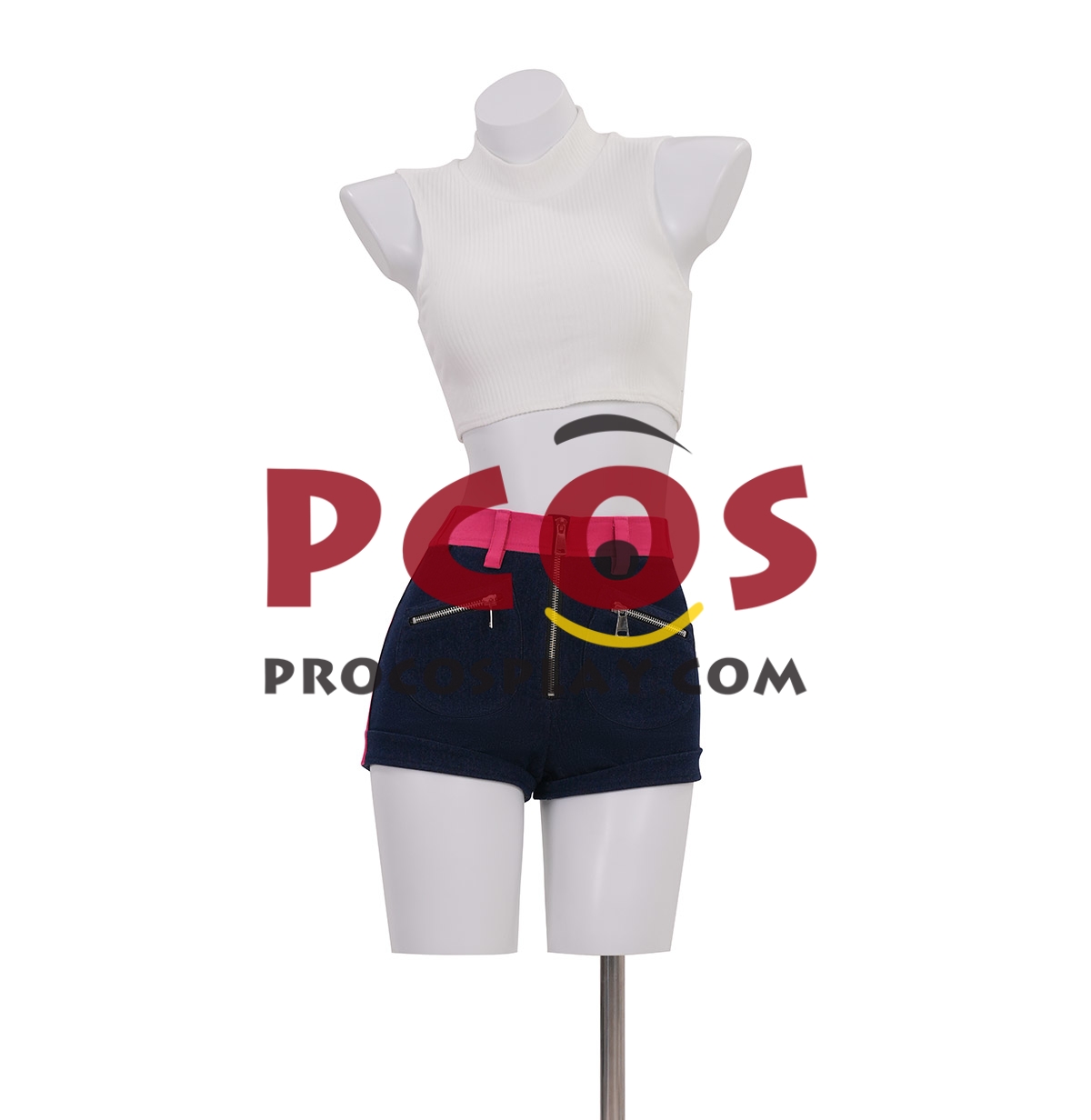 Ready to Ship Yellow Cropped Jacket Costume PU Version C09727