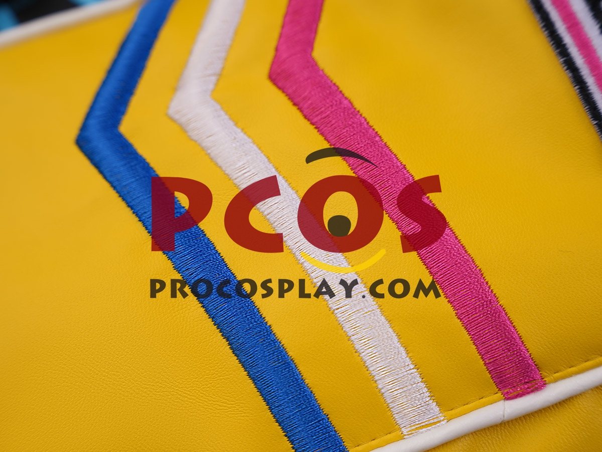 Ready to Ship Yellow Cropped Jacket Costume PU Version C09727