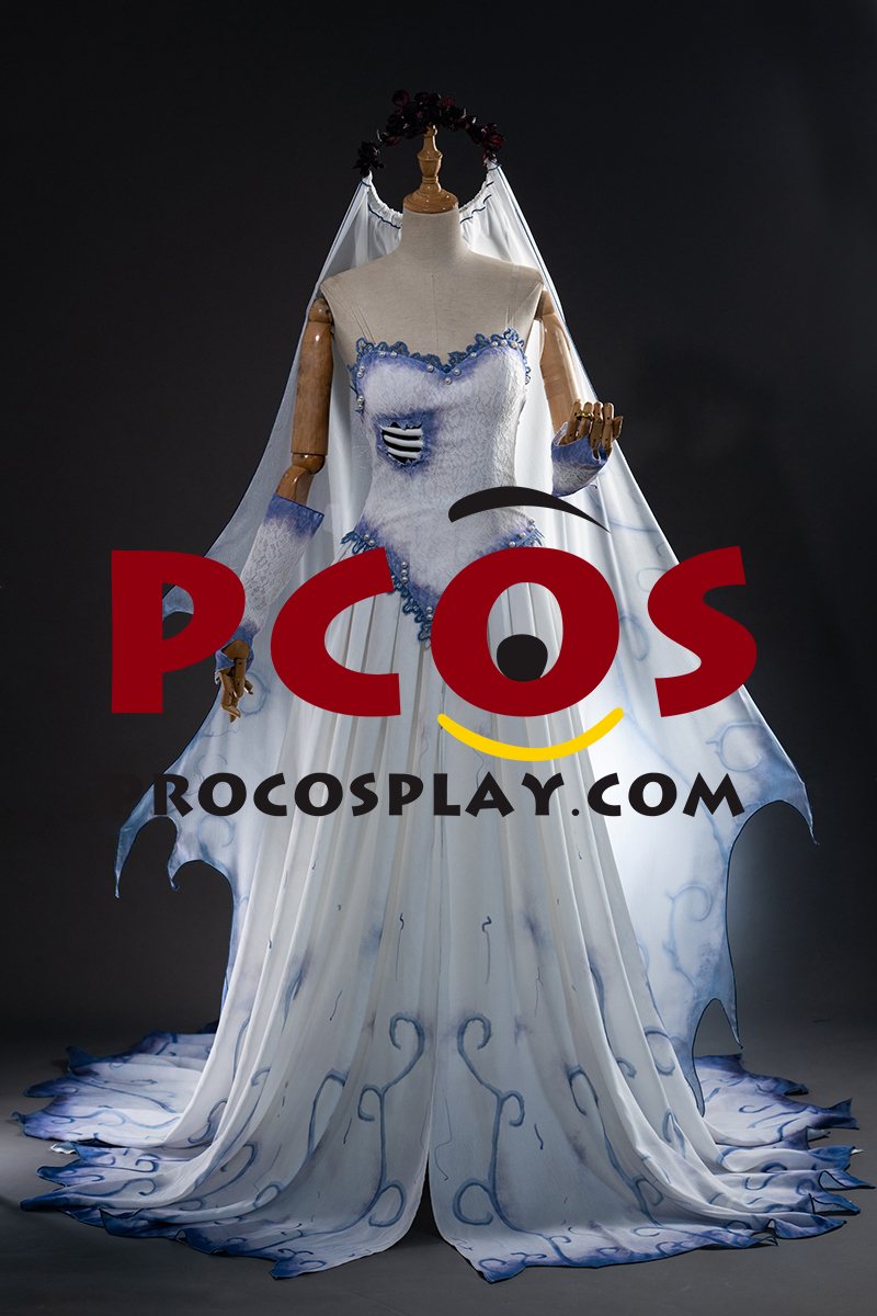 (image for) Corpse Bride Emily Cosplay Costume C08774