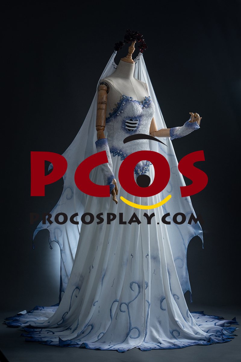 Corpse Bride Emily Cosplay Costume C08774