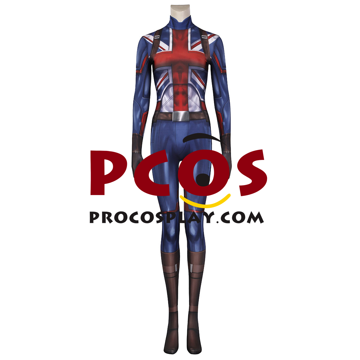 (image for) What if...? Peggy Carter Captain Carter Cosplay Jumpsuit C00857