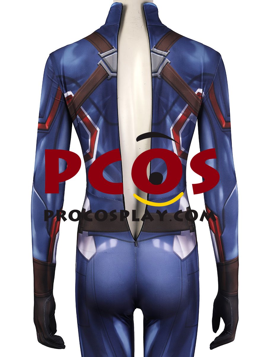 What if...? Peggy Carter Captain Carter Cosplay Jumpsuit C00857