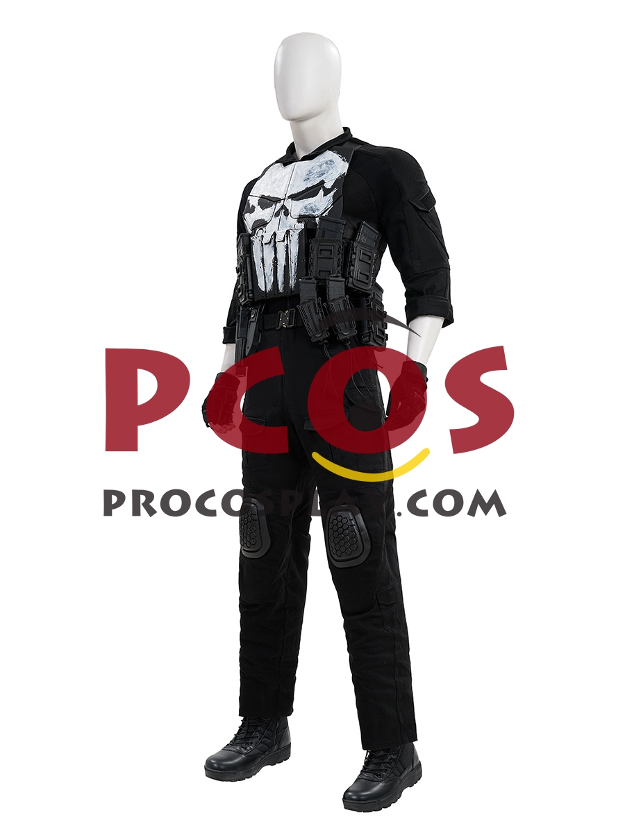 Punisher One Last Kill Frank Castle Cosplay Costume C10028