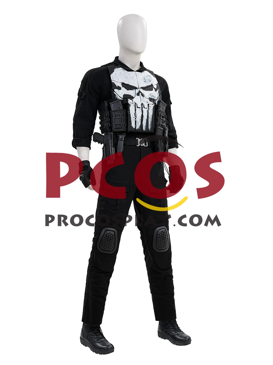 Punisher One Last Kill Frank Castle Cosplay Costume C10028