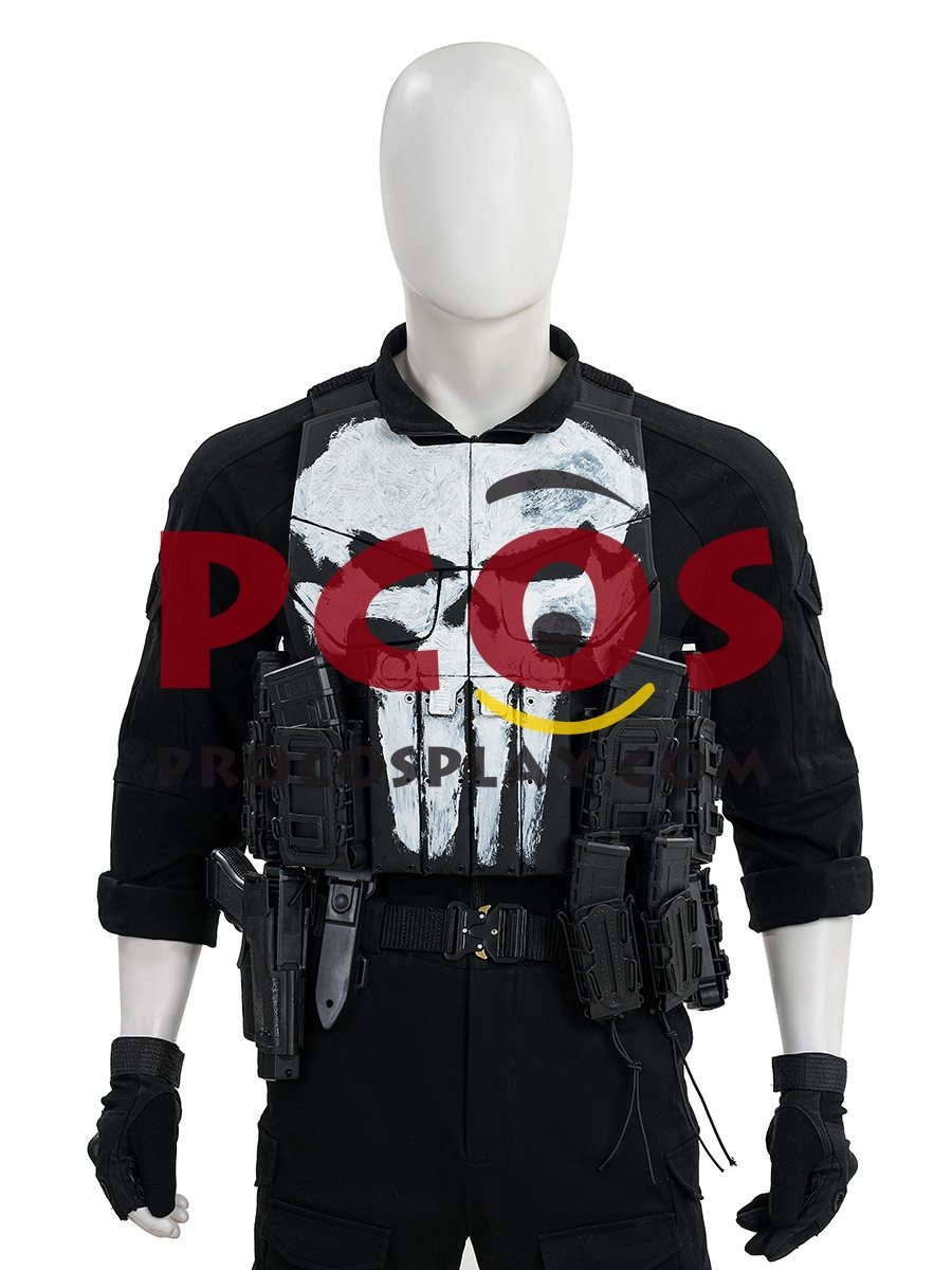 Punisher One Last Kill Frank Castle Cosplay Costume C10028