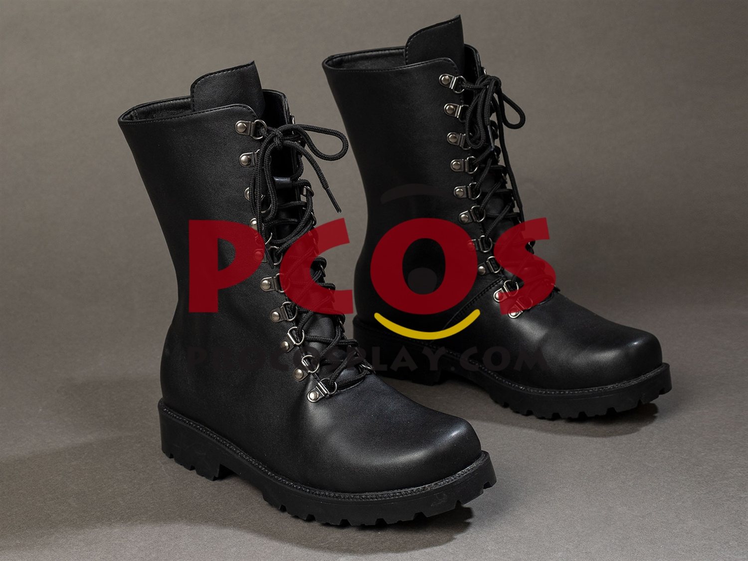 (image for) Black Tactical Combat Cosplay Shoes C10062P