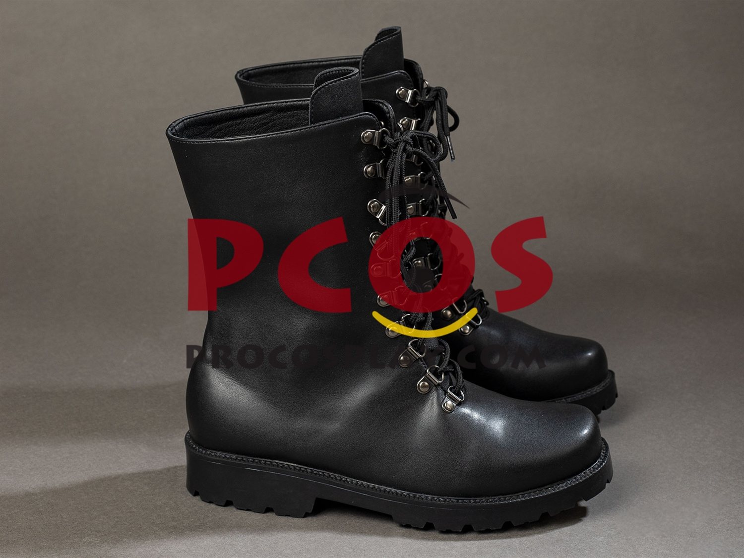 Black Tactical Combat Cosplay Shoes C10062P