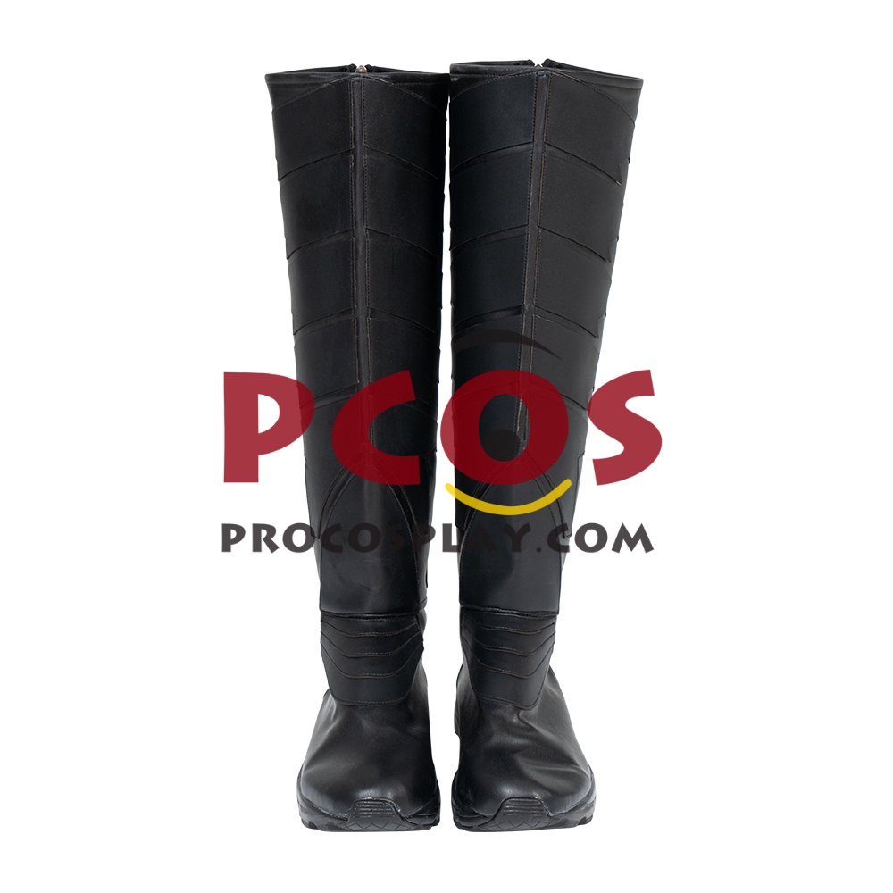 (image for) Black Pleather Fighting Boots C07967