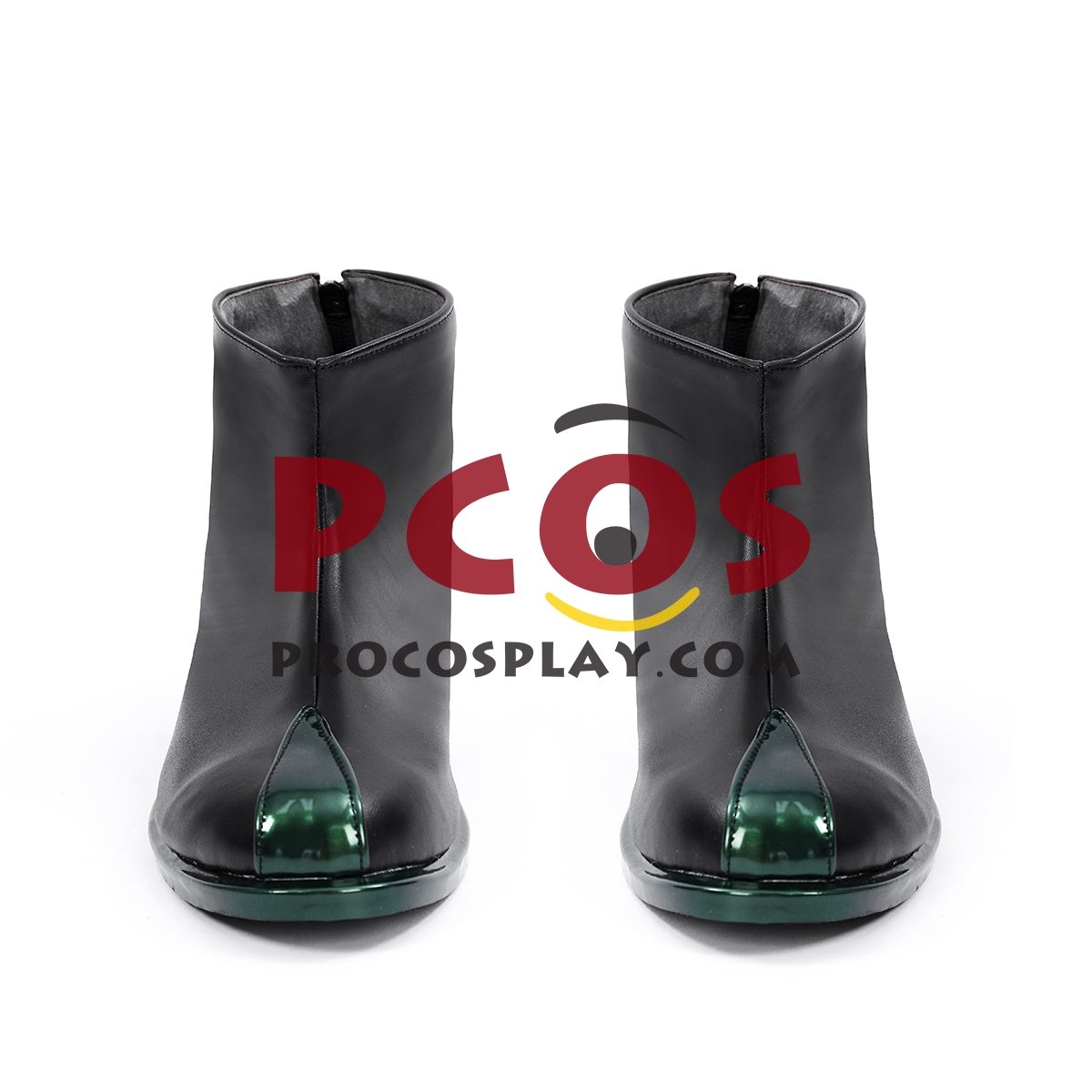 (image for) Matte Black Ankle Cosplay Shoes C10072