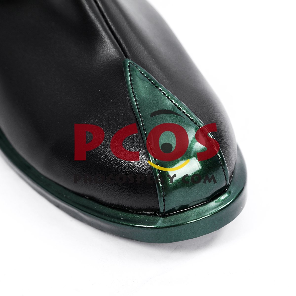 Matte Black Ankle Cosplay Shoes C10072