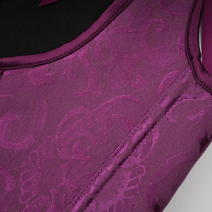 Vintage Floral Embroidered Camisole, Corset Vest Top for Women Bustier Shapewear N23884